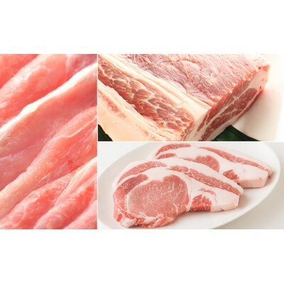 讃岐もち豚 ローススライス1kg・ブロック4kgセット [54010068]