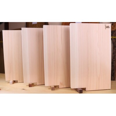 ヒノキのまな板スタンド付き  ヒノキ  [54010215]