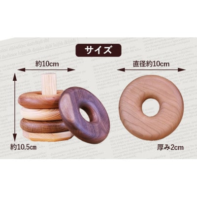 Donuts型コースター(ふっくらサイズ) [54010225]