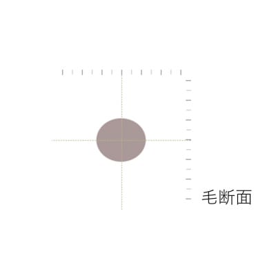 BISYODO メイクブラシ(リキッドファンデーションブラシ 丸平)B-LF-01(C208)