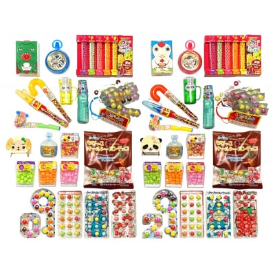 おうちで駄菓子屋さん1個と80gオールシーズンチョコ1袋のセット(A297)