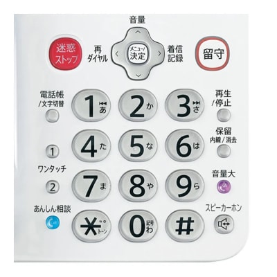 SHARP 電話機 JD-ATM1C(ホワイト系)(R104)