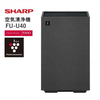 SHARP 空気清浄機 FU-U40-H(グレー系)(S110)