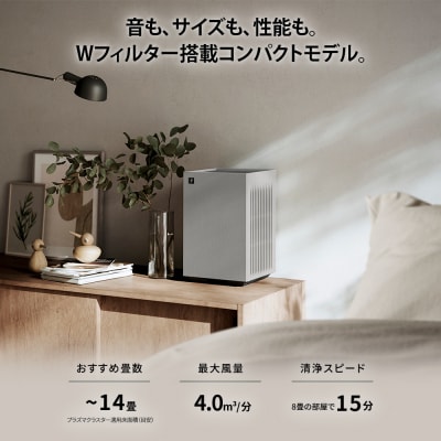 SHARP 空気清浄機 FU-U40-W(ホワイト系)(S110)