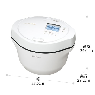 SHARP ヘルシオ　ホットクック KN-HW16H-W(プレミアムホワイト)(T103)