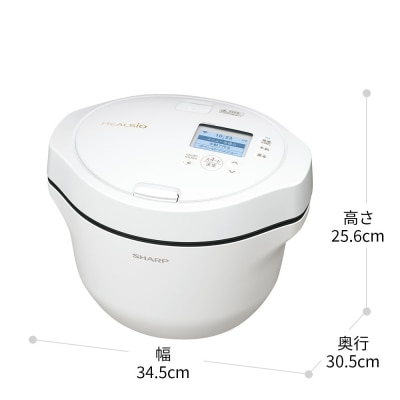 SHARP ヘルシオ　ホットクック KN-HW24H-W(プレミアムホワイト)(U117)