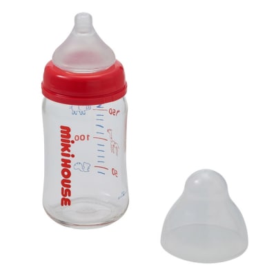 ミキハウス ガラスミルクボトル160ml(A276)