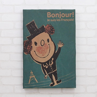 大原そう×Colors ファブリックパネル「Bonjour!」(A194)