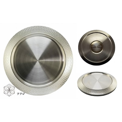 ITADAKI ボトルコースター(ステンレス/色シルバー) ワインコースター　(ツツジ)(H119)