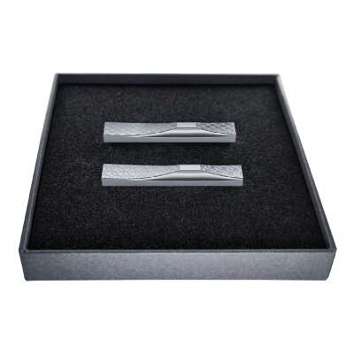 ITADAKI 箸置き 吉祥文様 2個セット/ステンレス(麻の葉・七宝)(P107)