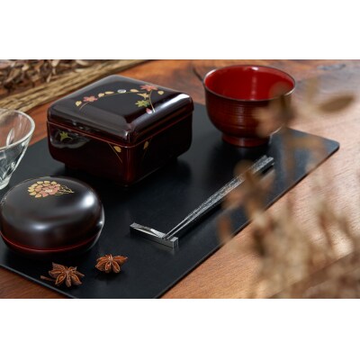 ITADAKI 箸置き 5個セット/ステンレス 吉祥文様(麻の葉・青海波・七宝・胡麻・亀甲)S108