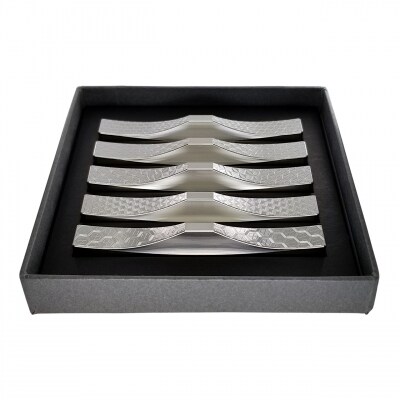 ITADAKI カトラリーレスト 箸置き 5個セット/ステンレス 吉祥文様(T110)