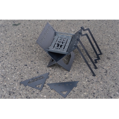 danran C マルチフラット焚き火台/CAMP873(キャンプ/アウトドア)D162