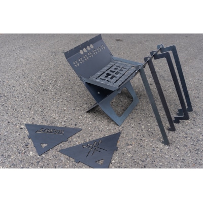 danran markll マルチフラット焚き火台/CAMP873(キャンプ/アウトドア)F121