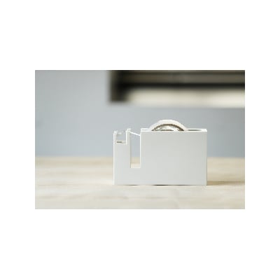 タブもつくれるテープカッター 大(白)(A231)