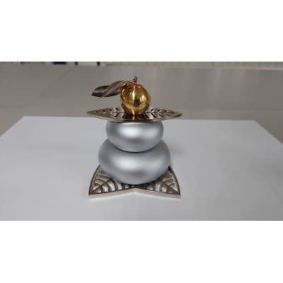 【金属製】鏡餅(マット仕様)(W108)