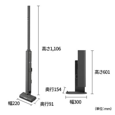 シャープ ステーションタイプ コードレススティック掃除機 EC-CR1-H(グレー系)(J166)