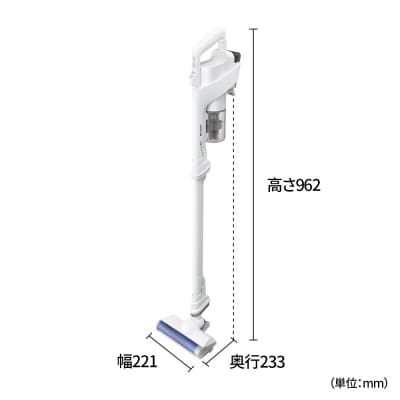 シャープ コードレススティック掃除機 EC-AR50A-W(ホワイト系)(U132)