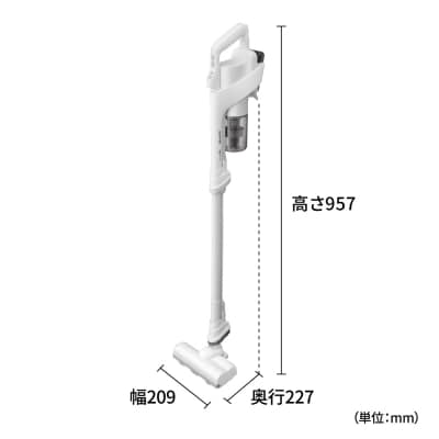 SHARP コードレススティック掃除機 EC-AR11-W(ホワイト系)(U126)