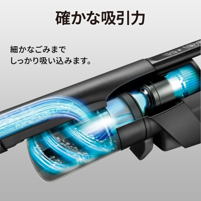 SHARP コードレススティック掃除機 EC-FR11-B(ブラック系)(I160)