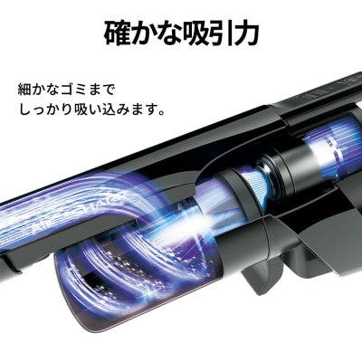 シャープ コードレススティック掃除機 EC-FR30A-B(ブラック系)(I162)