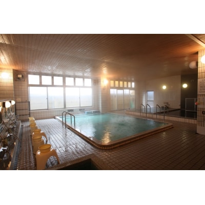 八尾の秘湯 八尾天然温泉 日帰り入館券&ランチ&ワンドリンク　2名分(N106)