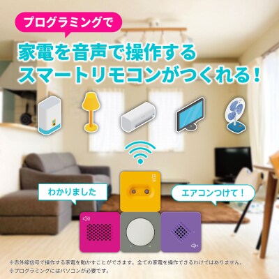 はじめてのプログラミング　音声で家電を動かそう(N108)