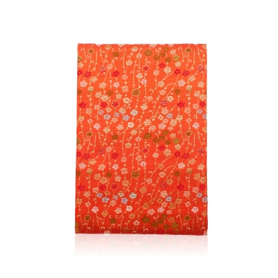 西陣織御朱印帳 鶴飾り&専用箱付き(花音かのん)/L115