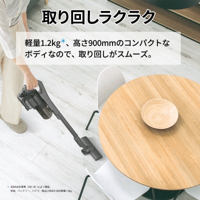 SHARP コードレススティック掃除機 EC-PT3-H(アッシュグレー)(Q105)