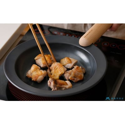 D176【藤田金属】藤巻百貨店限定 鉄フライパンジュウ S&Mサイズ+ビーチハンドルセット/D176