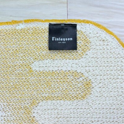 (コロナ/イエロー)Finlayson フィンレイソン 8柄から選べる玄関マット(N107)