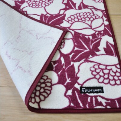 (アンヌッカ/ローズ)Finlayson 4柄から選べるキッチンマット 50×240cm(P112)