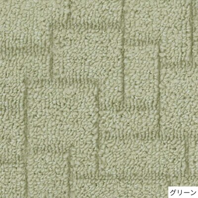 (グリーン/200×200)防虫・防ダニ・防カビ・抗菌のマルチ機能デザインラグ 2サイズ(G178)