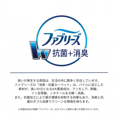 (200×250cm/ベージュ)4色から選べるファブリーズの消臭・抗菌ラグ 2サイズ展開/S109