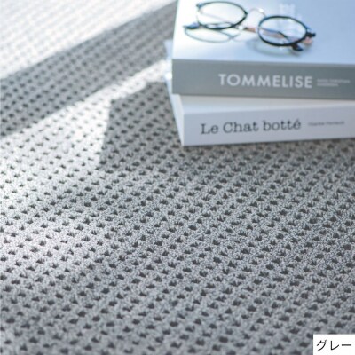 (200×250cm/グレー)4色から選べるファブリーズの消臭・抗菌ラグ 2サイズ展開/S109