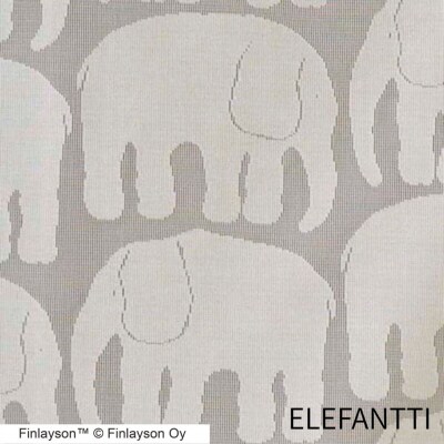 (エレファンティ)Finlayson 2柄から選べるレースカーテン 2枚組(G179)