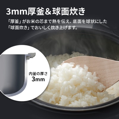 SHARP ジャー炊飯器 KS-CS05J-B(ブラック)(F168)　