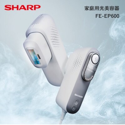 SHARP 家庭用光美容器 FE-EP600-H(グレー系クールグレー)(T117)