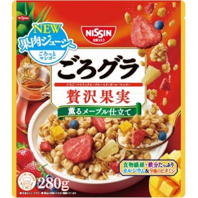 【3か月定期便】日清シスコ　ごろグラ　贅沢果実　　280g×6袋