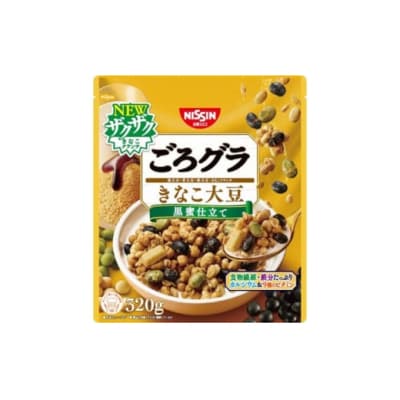 【3か月定期便】日清シスコ　ごろグラ　きなこ大豆　320g×6袋