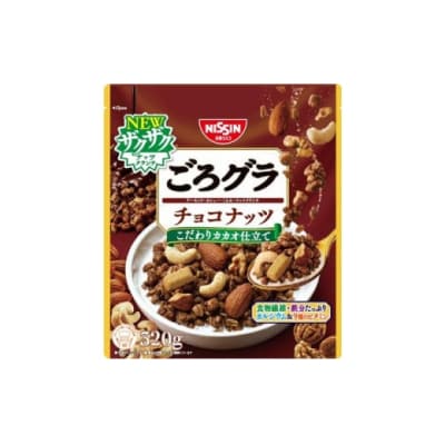 【3か月定期便】日清シスコ　ごろグラ　チョコナッツ　320g×6袋