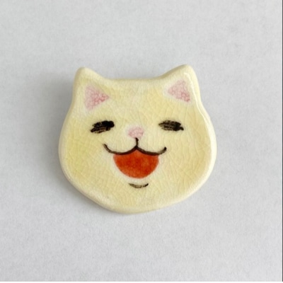 ニャオざねのブローチ・箸置きセット