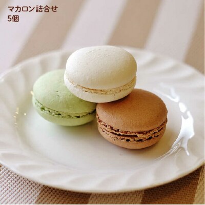 【全12回定期便】【つまんでご 卵】糸島ロールケーキ&マカロン 5個詰め合わせセット[AGA026]