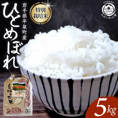 【令和8年産予約】平泉町産ひとめぼれ(精米)5kg 令和8年10月初旬より順次発送【mih002A】