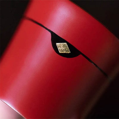 秀衡塗　栃ぐいのみ(朱・黒)各1個