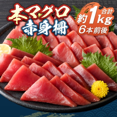 本鮪 赤身 サク 約1kg(a13-105)