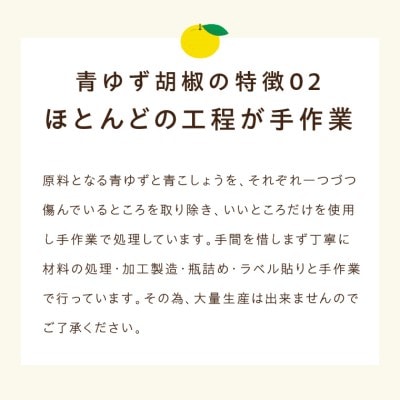 FAN100選!! 「ゆずの里上之保」 旨さやみつき!万能調味料 青ゆずこしょう 2個
