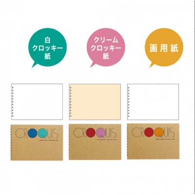 マルマンポケットクロッキー　3種計30冊セット