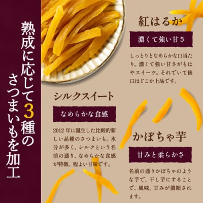 干しいも「特選かまどセイロ蒸し小分け増量パック」 100g×6袋(期間限定)