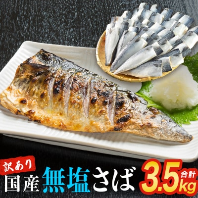 訳あり 無塩サバフィレ3.5kg (30枚前後) 冷凍 さば 鯖 不揃い 魚 お魚 焼き魚 石巻応援